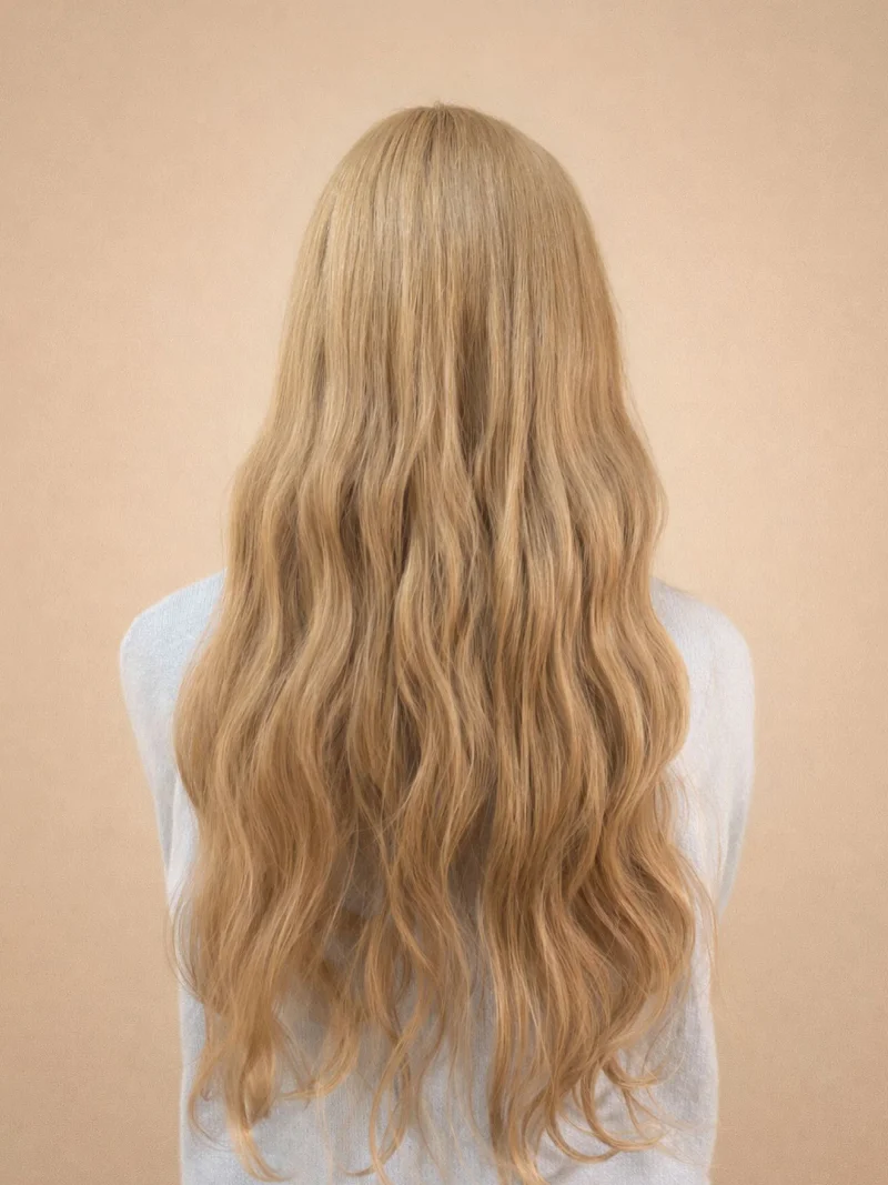 ゆる巻き下ろしのヘアスタイル